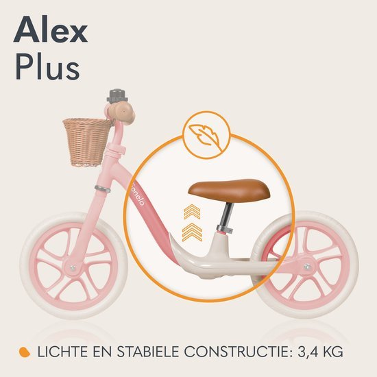 Lionelo Alex Plus – Loopfiets vanaf 3 jaar – 12” 