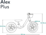 Lionelo Alex Plus – Loopfiets vanaf 3 jaar – 12” 