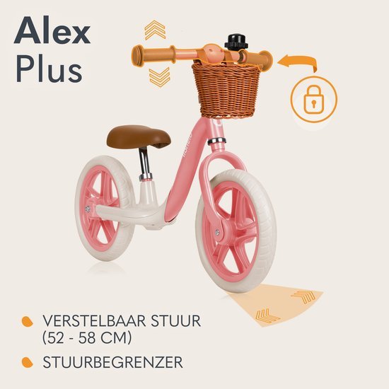 Lionelo Alex Plus – Loopfiets vanaf 3 jaar – 12” 