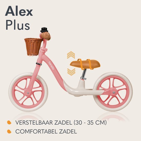 Lionelo Alex Plus – Loopfiets vanaf 3 jaar – 12” 