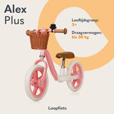 Lionelo Alex Plus – Loopfiets vanaf 3 jaar – 12” 