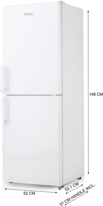 DOMO koelkast DO91304C - 138L - Wit 143CM