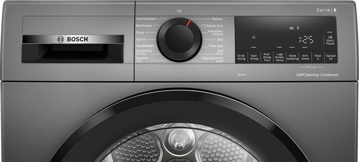 Bosch warmtepompdroger WQG235DRNL Serie 6 - Grijs