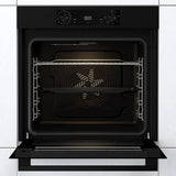 ETNA inbouwoven OM316MZ - Turbo Hetelucht - Matzwart