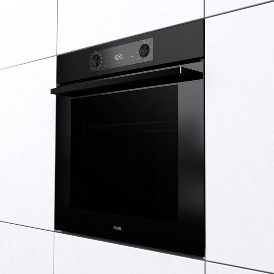 ETNA inbouwoven OM316MZ - Turbo Hetelucht - Matzwart