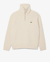 Lacoste Wollen heren Sweater crème - Maat M 