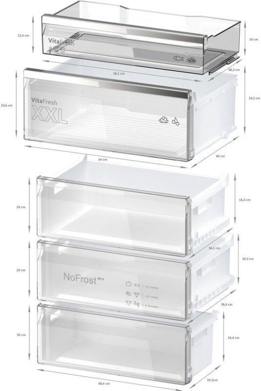 Bosch koelkast KGN49AIBT - Serie 6 - RVS 