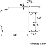 Siemens inbouwoven met magnetron HM736G1B1 - iQ700