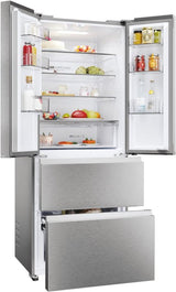 Haier koelkast HFR3718DNMM - 402L - RVS