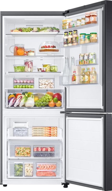 Samsung koelkast RB50DG601EB1 - Extra Breed - Zwart inox