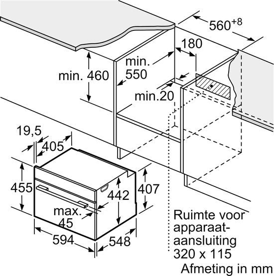 Siemens inbouw bakoven met magnetron CM776G1B1 - iQ700