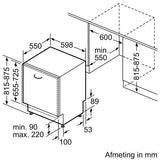 Bosch inbouwvaatwasser SMV4HTX11E - Serie 4 