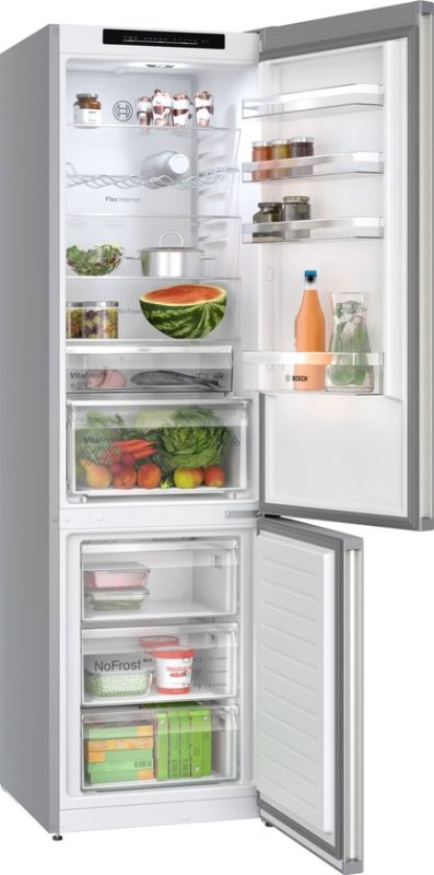 Bosch koelkast KGN392I1F - Serie 4 - RVS 