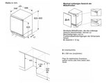 Neff onder/inbouw koelkast KU2223DD0 - 82 cm - deur op deur
