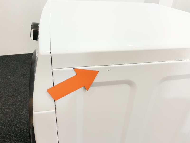 Samsung was-droogcombinatie WD80TA049BE - Wit