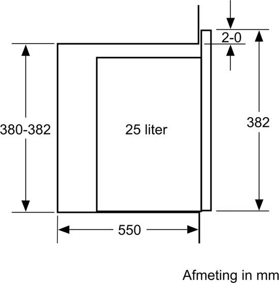 Siemens inbouwmagnetron met grill BE555LMB1 - iQ500 