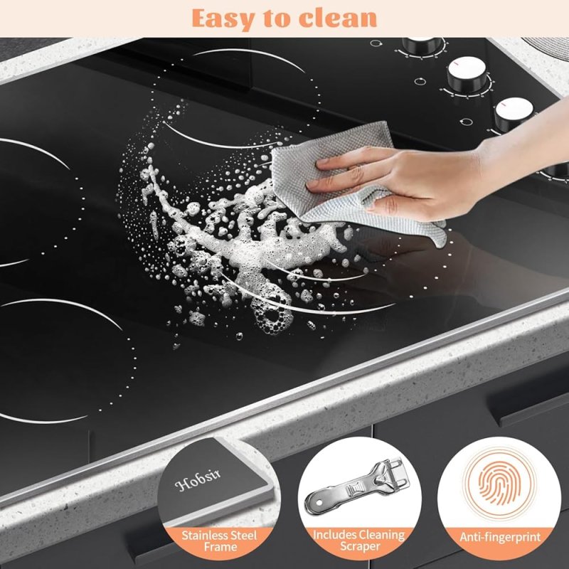 Electric Cooktop 30 Inch Hobsir