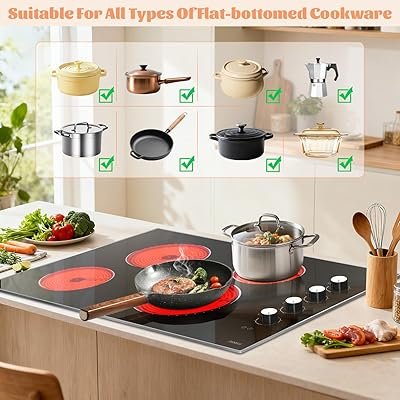 Electric Cooktop 30 Inch Hobsir