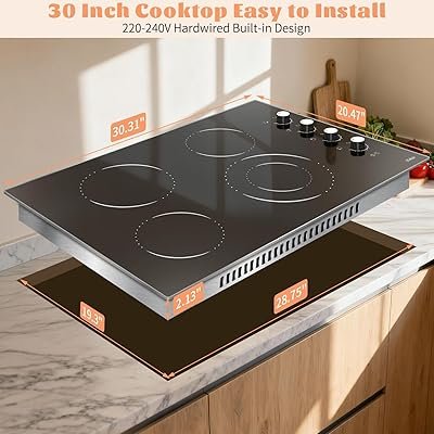 Electric Cooktop 30 Inch Hobsir