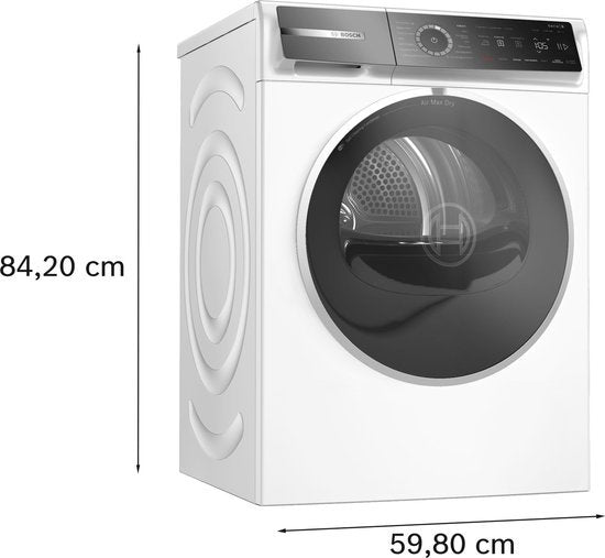Bosch warmtepompdroger WRB247C5NL Serie 8 - Wit