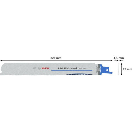 Bosch PRO Thick Metal S1137HBF reciprozaagbladen – 225 mm (25 stuks)