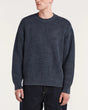 Den Ham - Stefan Knitted Crewneck Navy Blazer - Maat M