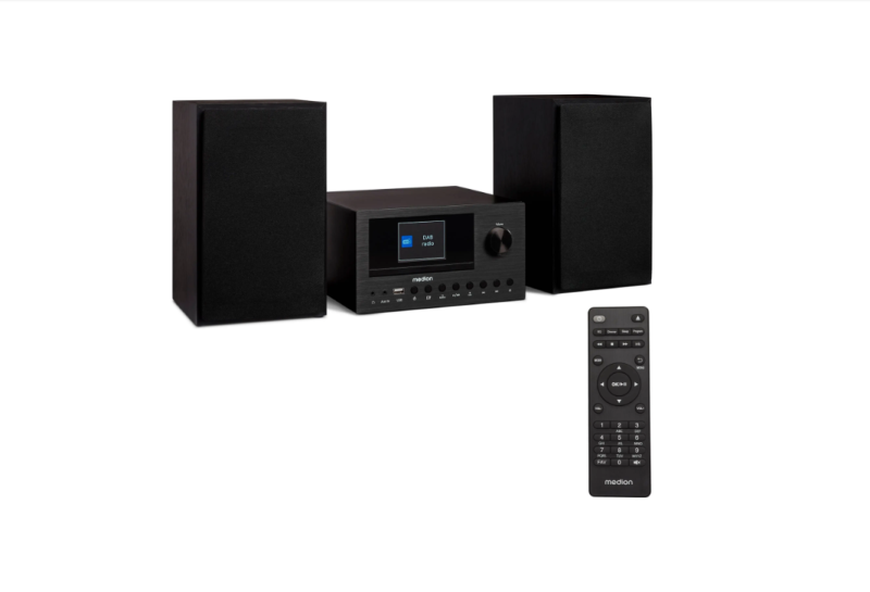 MEDION P85003 (MD85008) Micro Hi-Fi - Stereoset Zwart