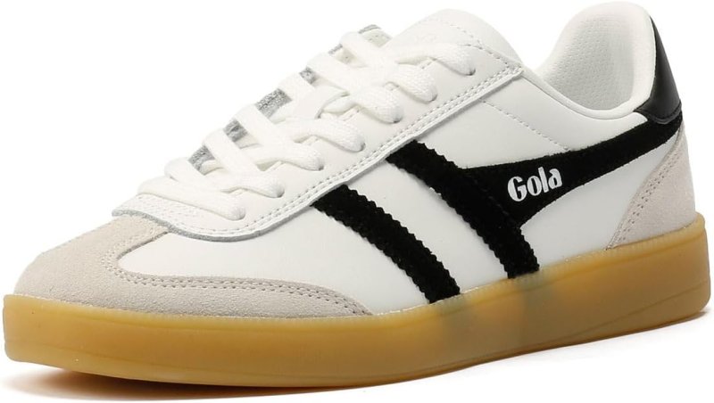 Gola Viper Dames Casual Trainers in Wit Zwart- Maat 40