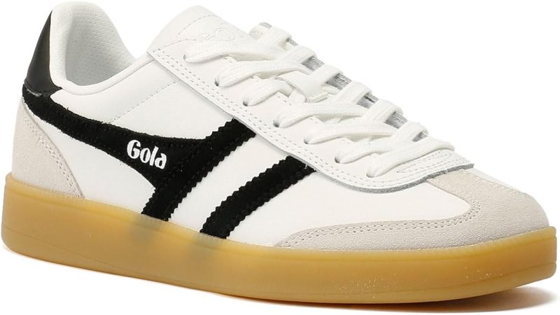 Gola Viper Dames Casual Trainers in Wit Zwart- Maat 40