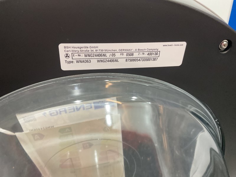 Bosch was-droogcombinatie WNG24406NL - Serie 6 