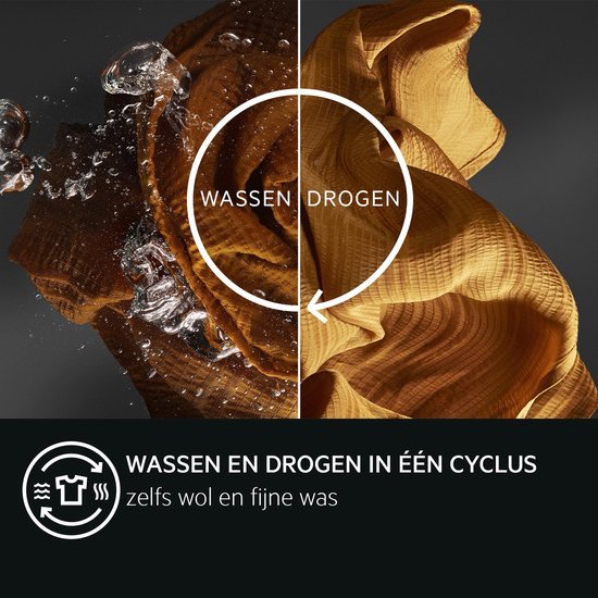 AEG was-droogcombinatie LWR76144 7000 ProSteam