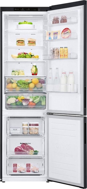 LG koelkast GBP62MCNBC - 384L - Mat Zwart