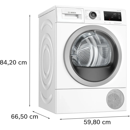 Bosch warmtepompdroger WTU87675NL - Wit 