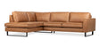 Hoekbank Turijn Links Cognac