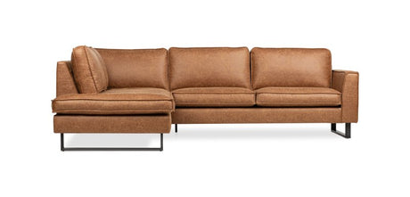 Hoekbank Turijn Links Cognac