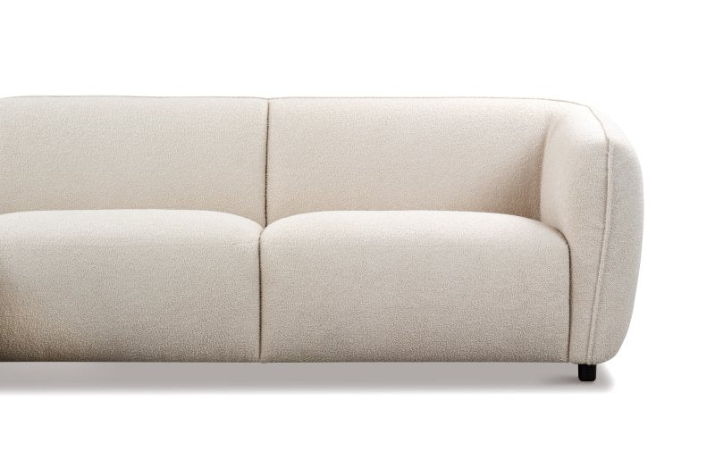 Hoekbank Lesoir Links Sand Boucle