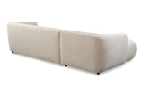 Hoekbank Lesoir Links Sand Boucle