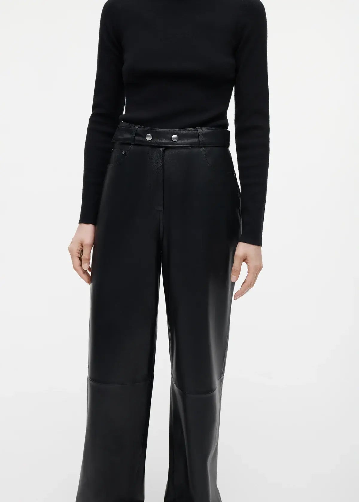 Studio AR Leren dames pantalon Kaia - Maat 36