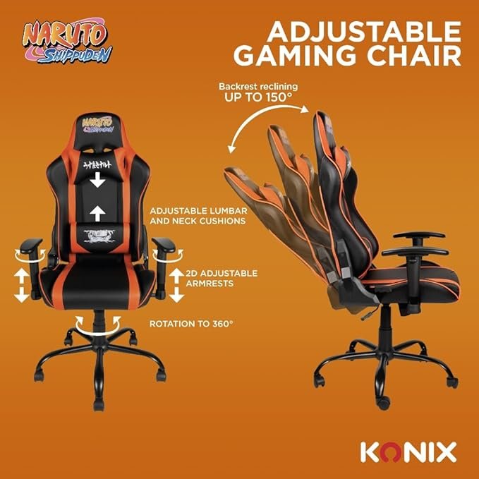Konix Naruto Shippuden Premium Gaming - Bureaustoel