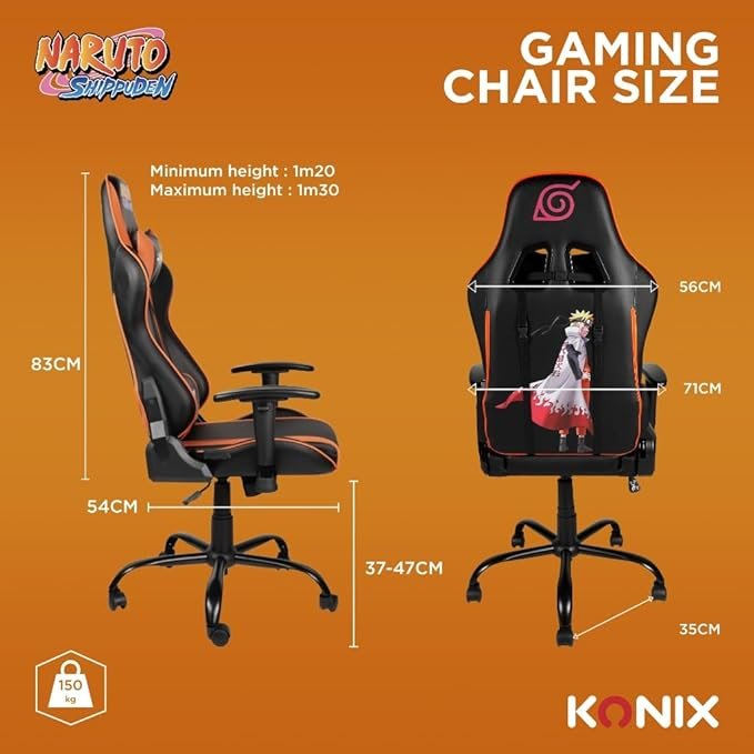 Konix Naruto Shippuden Premium Gaming - Bureaustoel