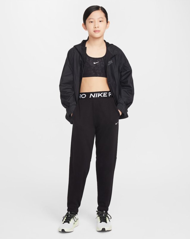 Nike Pro Fleece set (Jas + joggingbroek) - Maat M Kids (meisjes)
