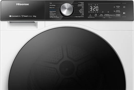 Hisense warmtepompdroger DH5S102BW - 5S Serie - 10kg