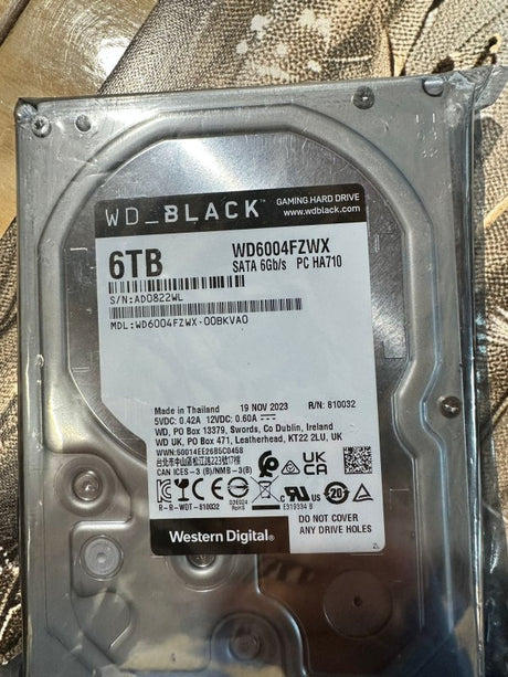 Western Digital WD_BLACK WD6004FZBX - Interne HHD - 6 TB