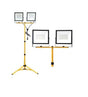 Dubbele LED floodlight op statief