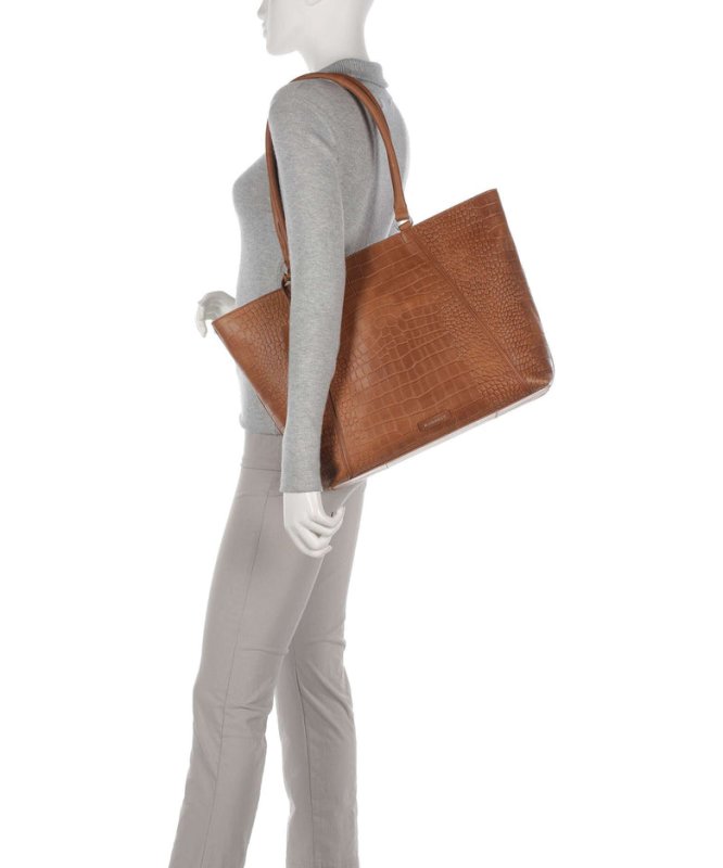 Burkely Cool Colbie - Cognac leren tas 