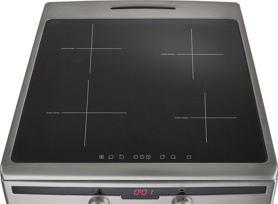 Inventum inductie fornuis VFI6042RVS - RVS/Zwart 