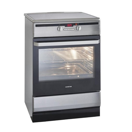Inventum inductie fornuis VFI6042RVS - RVS/Zwart 