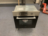 Inventum inbouwoven IOH6070RK - RVS/Zwart