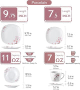 VEWEET 30-delige porseleinen dinerset - 6 personen