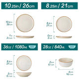 Reno 16-Delige Serviesset - Beige